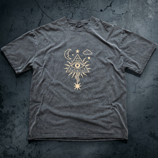 Mystic Signal - Fluffy Vintage Wash Heavyweight Tee (NEW)