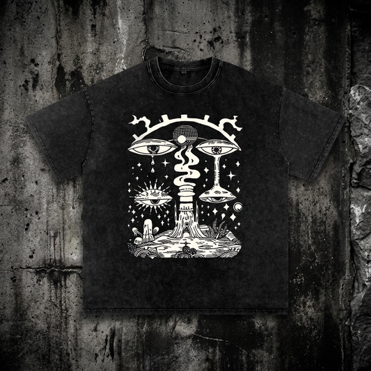 Paradoxical Perspective - Snow Wash Oversized Heavyweight Tee