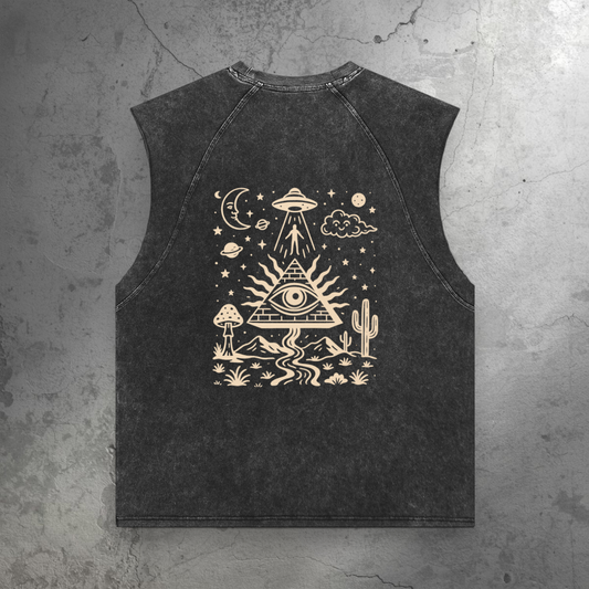 Mystic Signal - Snow Washed Tank Top (NEW)