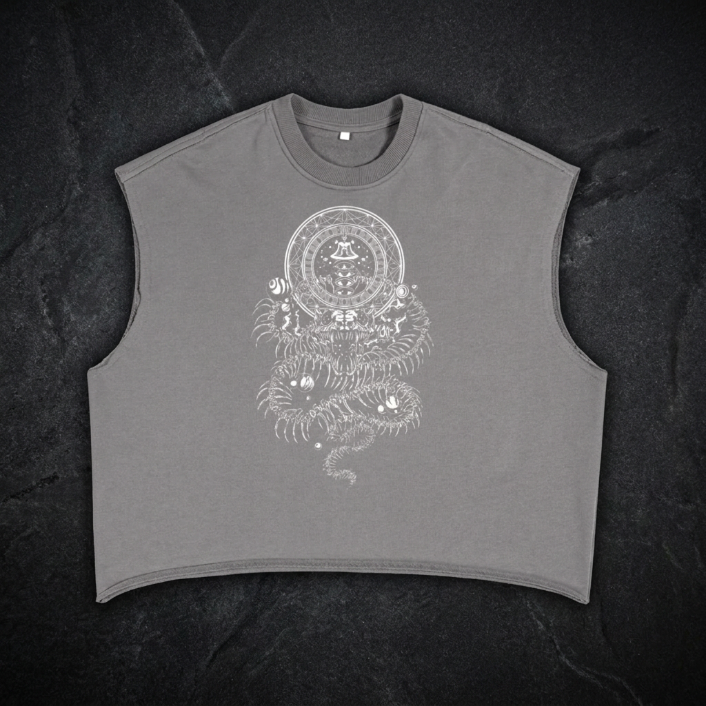 DMT.exe - French Terry Boxy Heavyweight Tank Top (NEW)