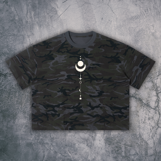 Existential - Unisex Camo Boxy T-Shirt (NEW)