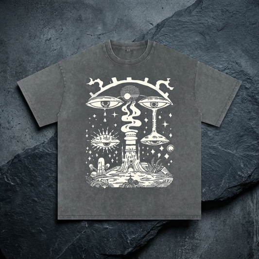 Paradoxical Perspective - Acid Wash Oversize T-Shirt - 250 GSM (Limited Release)