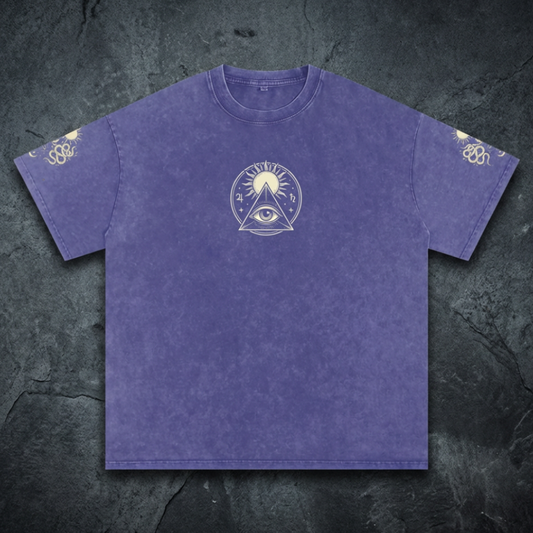 Celestial Synthesis - Snow Wash Oversized Heavyweight Tee (NEW)