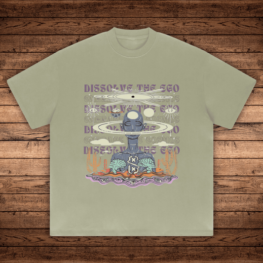 Dissolve The Ego - Absurdly Heavyweight Relaxed Fit T-shirt (425 GSM) - Phantasmagorical