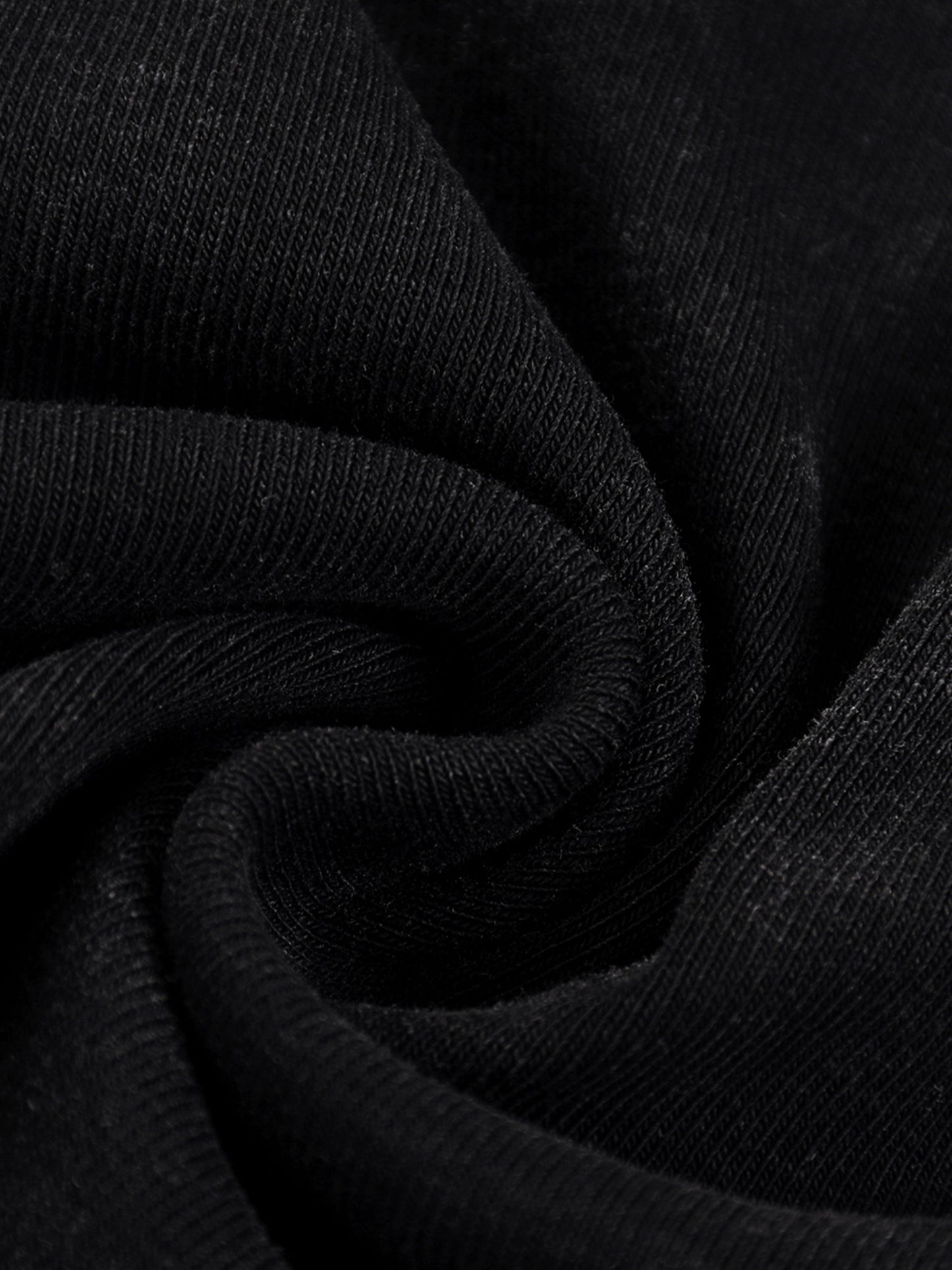 Macro of soft cotton jersey fabric on Dimensional Drift Femme snow wash tank