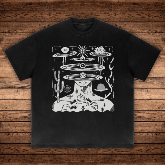 Spaced Out - Absurdly Heavyweight Relaxed Fit T-shirt - Phantasmagorical