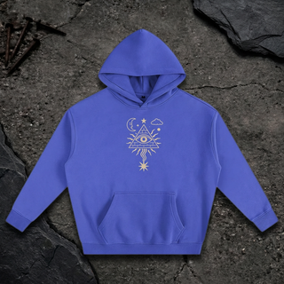 Mystic Signal - Oversize Fleeced Hoodie