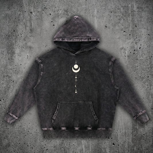 Existential - Snow Wash Hand-Frayed Heavyweight  Hoodie