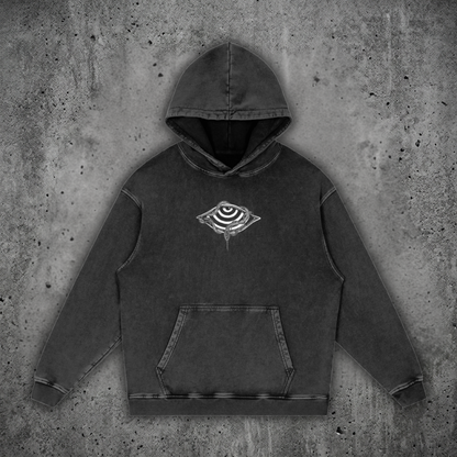 Embrace The Chaos - Snow Washed Loose Cotton Hoodie - Patakota X Phantsmagorical Special Edition Collab