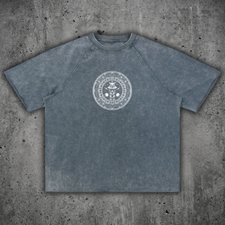 DMT.exe - Unisex Mineral Wash Raw Edge Heavyweight T-Shirt (NEW)