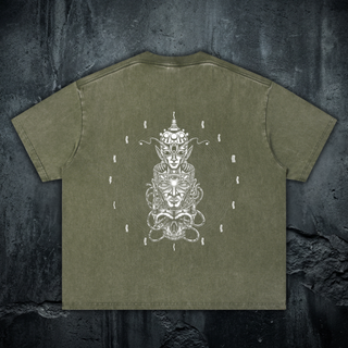 Paradigm - Vintage Wash Architectural Seam Boxy T-Shirt (NEW)