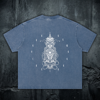 Paradigm - Vintage Wash Architectural Seam Boxy T-Shirt (NEW)