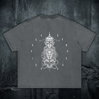 Paradigm - Vintage Wash Architectural Seam Boxy T-Shirt (NEW)