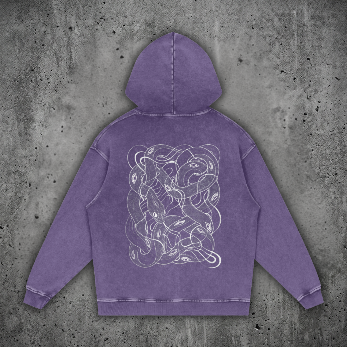 Embrace The Chaos - Snow Washed Loose Cotton Hoodie - Patakota X Phantsmagorical Special Edition Collab