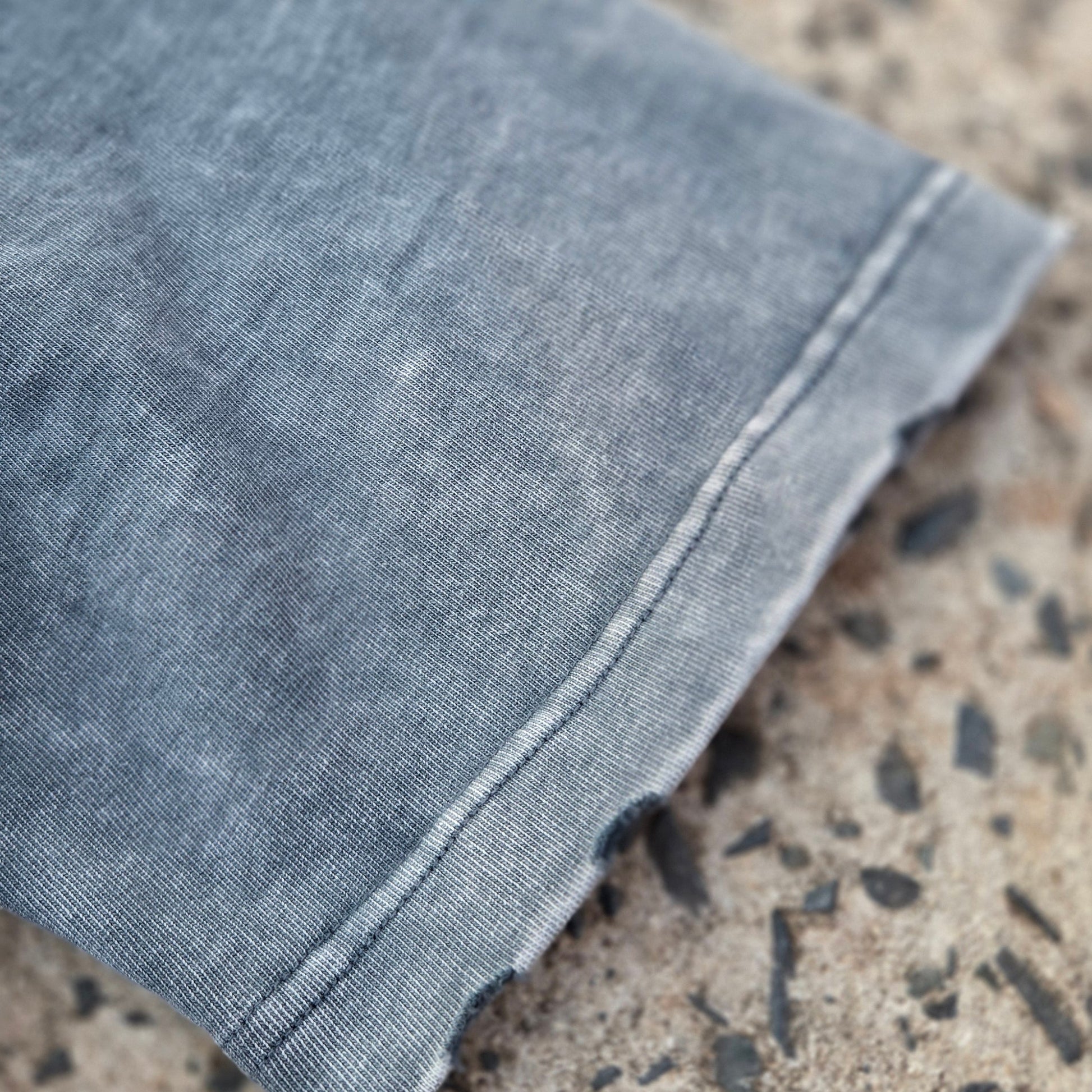 Beige snow wash Existential tee with graphic by Phantasmagorical