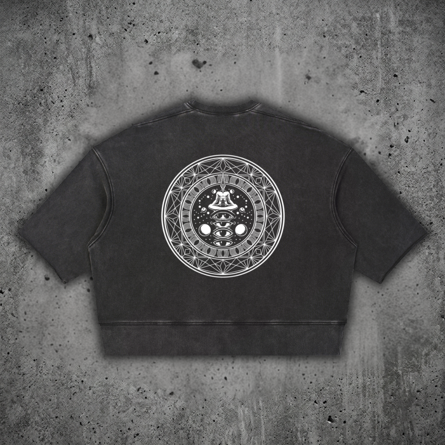 DMT.exe - Unisex Mineral Wash Boxy Raw Edge Ultra-heavyweight T-Shirt