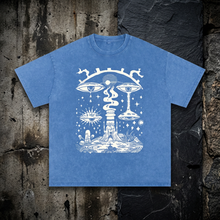 Paradoxical Perspective - Snow Wash Oversized Heavyweight Tee