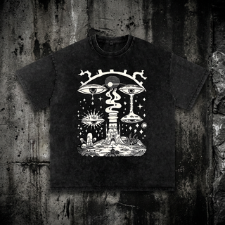 Paradoxical Perspective - Snow Wash Oversized Heavyweight Tee