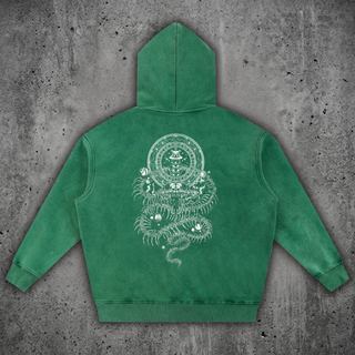 DMT.exe - Snow Wash Fleece Oversize Hoodie (NEW)