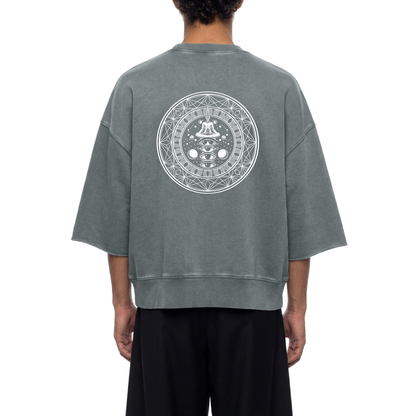 DMT.exe - Unisex Mineral Wash Boxy Raw Edge Ultra-heavyweight T-Shirt