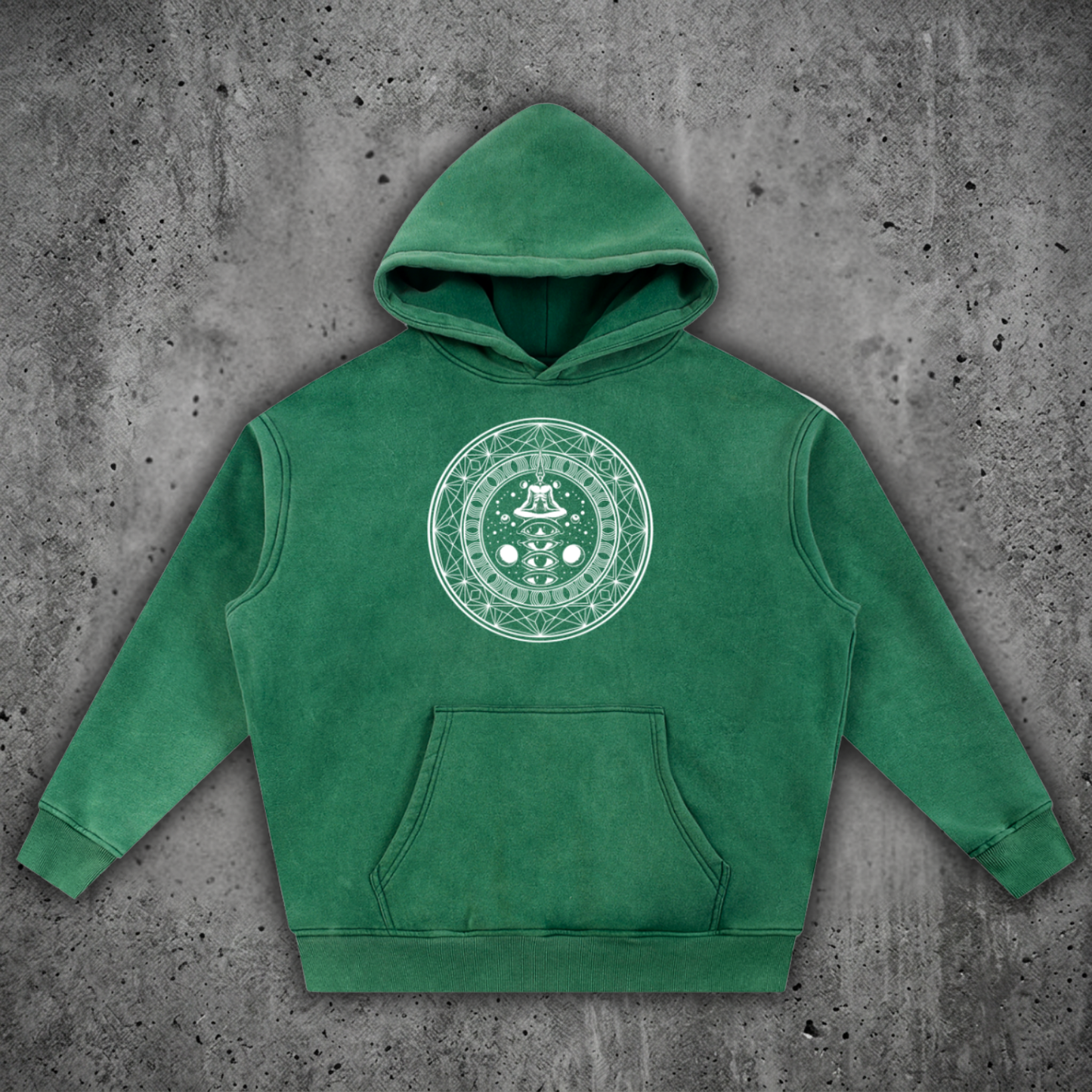 DMT.exe - Snow Wash Fleece Oversize Hoodie (NEW)
