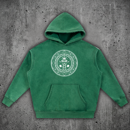 DMT.exe - Snow Wash Fleece Oversize Hoodie (NEW)