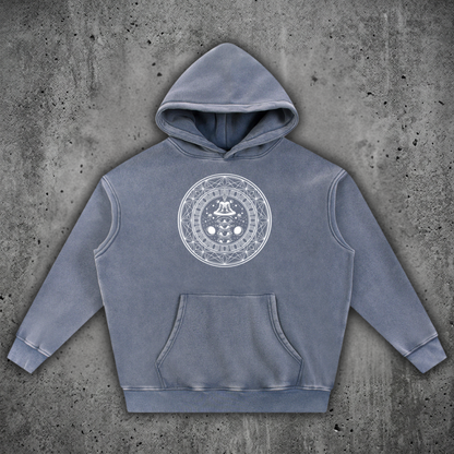 DMT.exe - Snow Wash Fleece Oversize Hoodie (NEW)