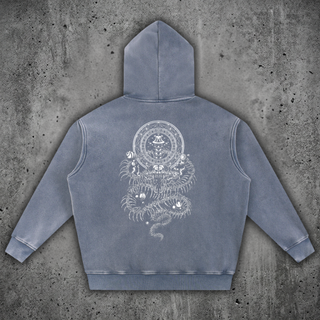 DMT.exe - Snow Wash Fleece Oversize Hoodie (NEW)