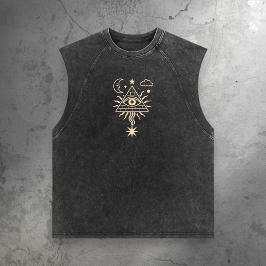 Mystic Signal - Snow Washed Tank Top (NEW)