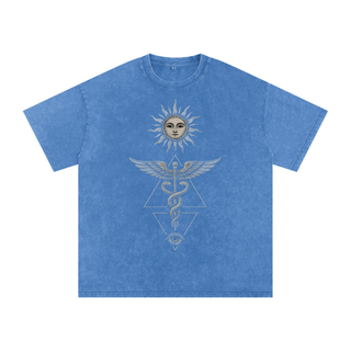 Inner Alchemy - Acid Wash Oversize T-Shirt - 250 GSM (Limited Release) - view 13
