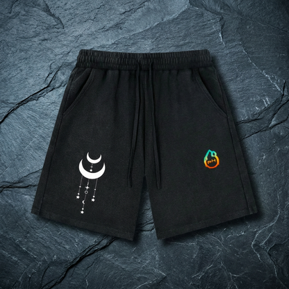 Existential - Heavyweight Mineral Wash Waffle Knit Shorts (NEW)