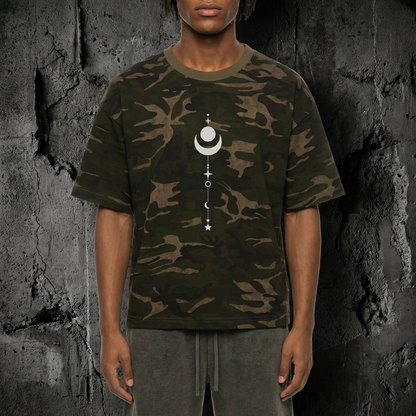Existential - Unisex Camo Boxy T-Shirt (NEW)