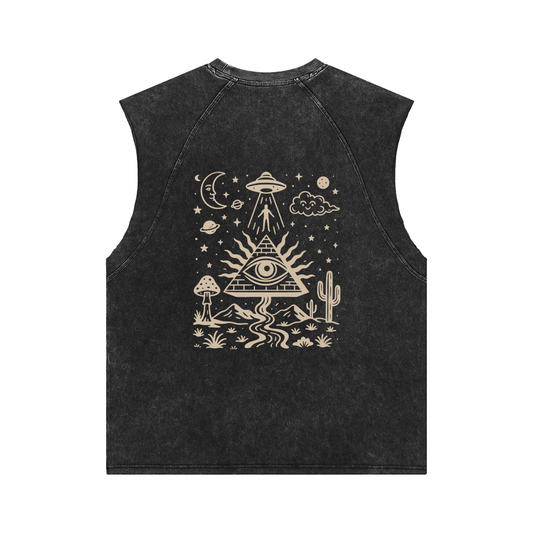 Mystic Signal - Snow Washed Tank Top (NEW)