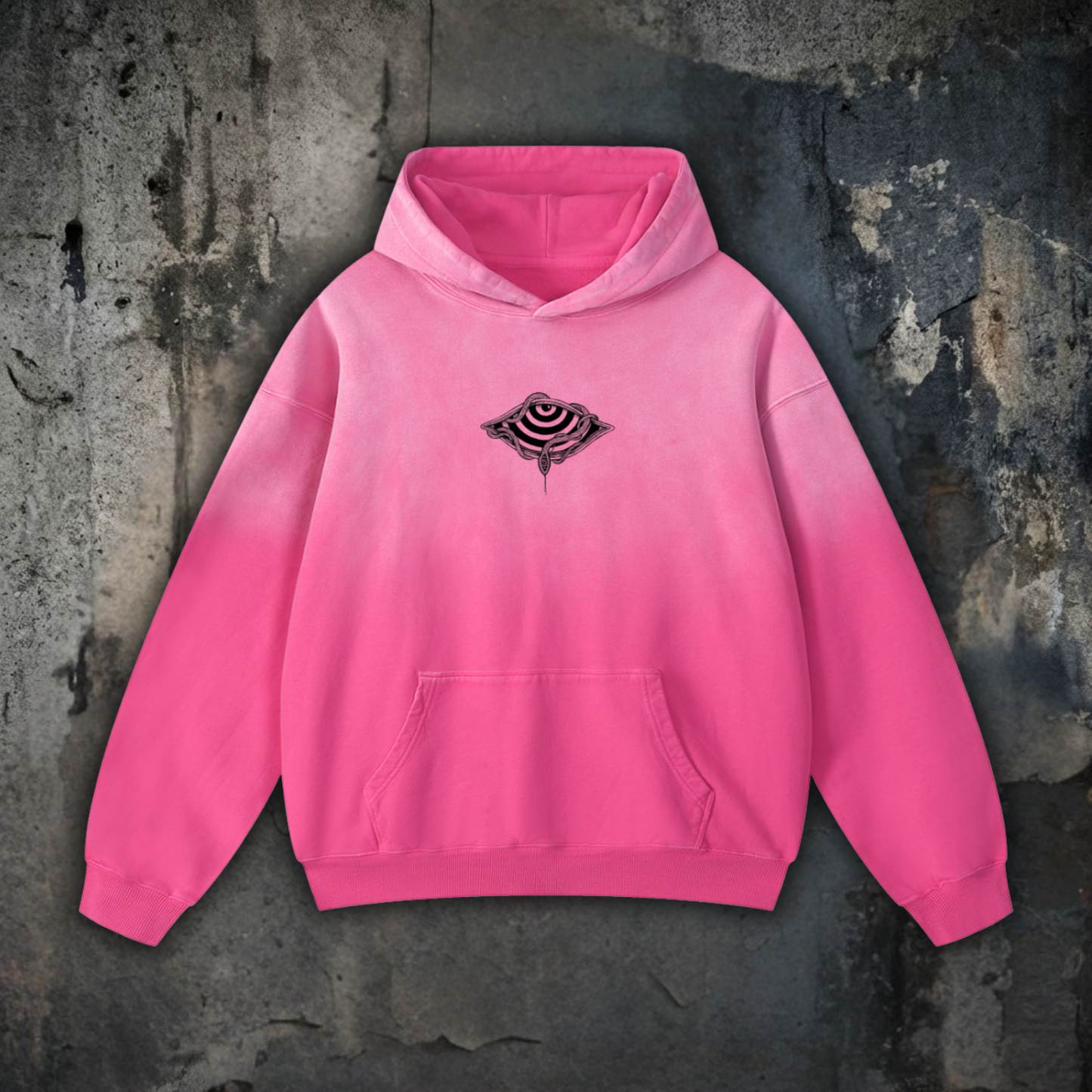 Embrace The Chaos - Heavyweight Sunfade Oversized Hoodie (Patakota Collab)