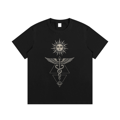 Inner Alchemy - Standard fit Essential Cotton T-Shirt - T-Shirt by Phantasmagorical