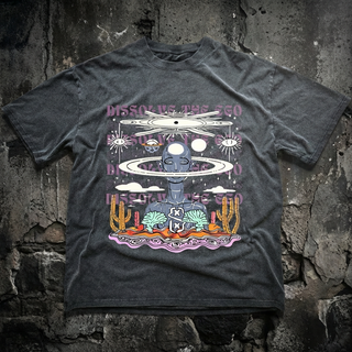 Dissolve The Ego - Fluffy Vintage Heavyweight T-Shirt