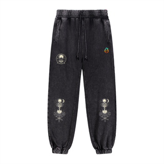 Celestial Synthesis - Snow Wash Heavyweight Jogger Sweatpants