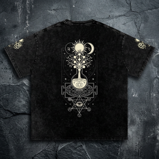 Celestial Synthesis - Snow Wash Oversized Heavyweight Tee (NEW)