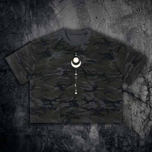 Existential - Unisex Camo Boxy T-Shirt (NEW)