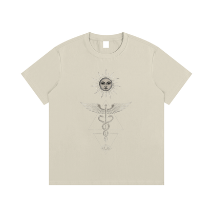 Inner Alchemy - Standard fit Essential Cotton T-Shirt - lifestyle photo