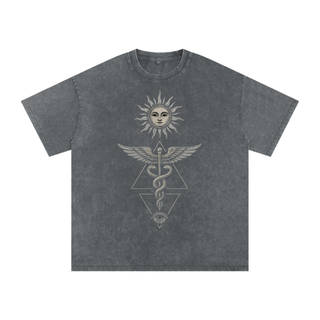 Inner Alchemy - Acid Wash Oversize T-Shirt - 250 GSM (Limited Release) - view 5