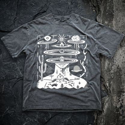 Spaced Out - Fluffy Vintage Heavyweight T-Shirt