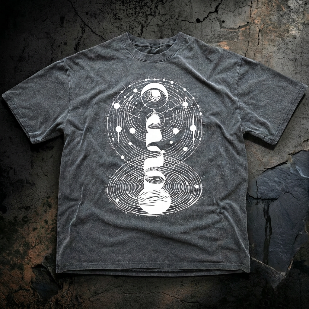 Cosmic Connection - Fluffy Vintage Heavyweight T-Shirt