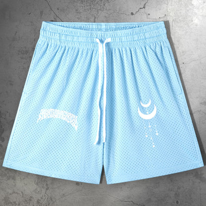 Phantasm Mesh Drawstring Shorts NEW - lifestyle model wearing front view