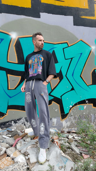 Self Actualized - Mineral Wash Raw-Hem DJ Cut Heavyweight Tee