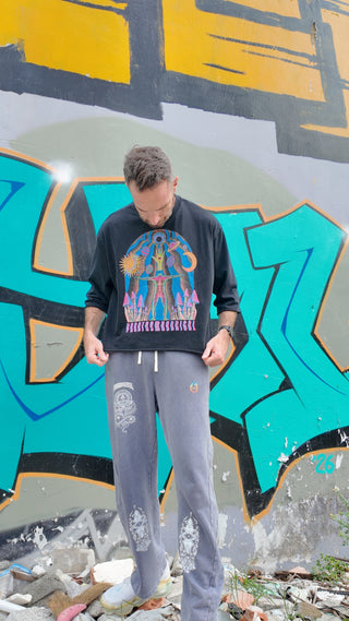 Self Actualized - Mineral Wash Raw-Hem DJ Cut Heavyweight Tee