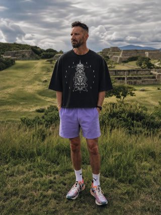 Paradigm - Mineral Wash Raw-Hem DJ Cut Heavyweight Tee