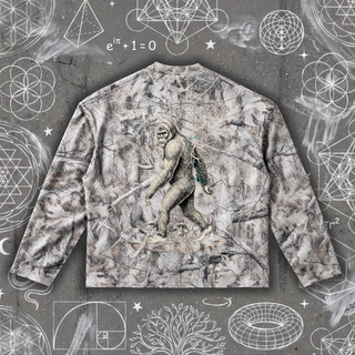 PsySquatch - Tree Camo Waffle Knit Long Sleeve