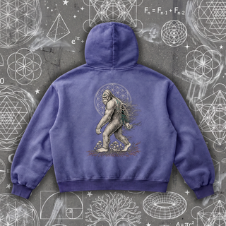 PsySquatch - Vintage Wash Boxy Fleece Hoodie
