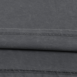 Cosmic Geometry snow wash tee sleeve showing dropped shoulder
